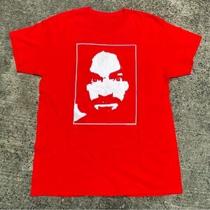 Rare Vintage 90s Charles Manson charlie don’t surf tee
